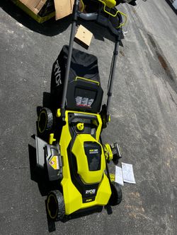 40V HP Brushless 21 in. Cordless Battery Walk Behind Push Lawn Mower with 4.0 Ah Battery and Charger