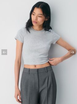 Aritzia HomeStretch Rib Tune Waist T-shirt