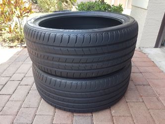 245/40/R21 Bridgestone Alenza 001 Run Flat (DOT 2024) LIKE NEW 2 Tires