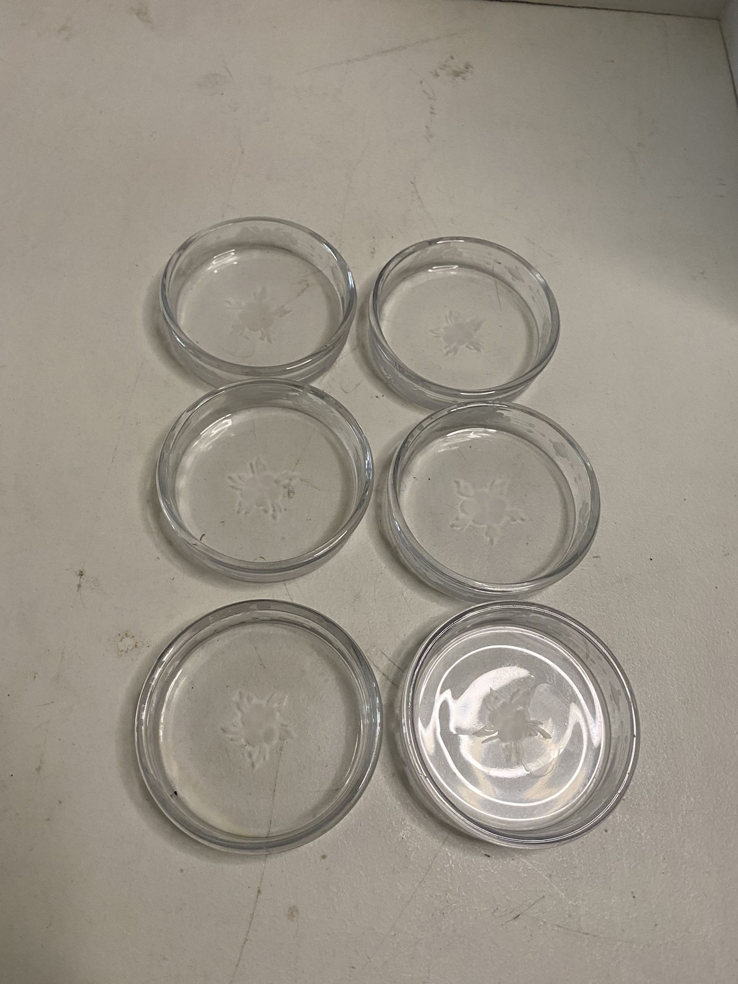Set Of 6 Vintage Pyrex Corning 209 Glass Dishes