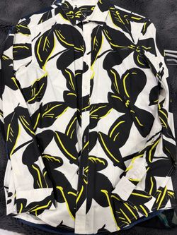 Floral Print Button-Up Long Sleeve Shirt