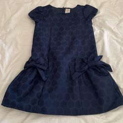 Girl’s Navy Blue Dress- Used Size 5t