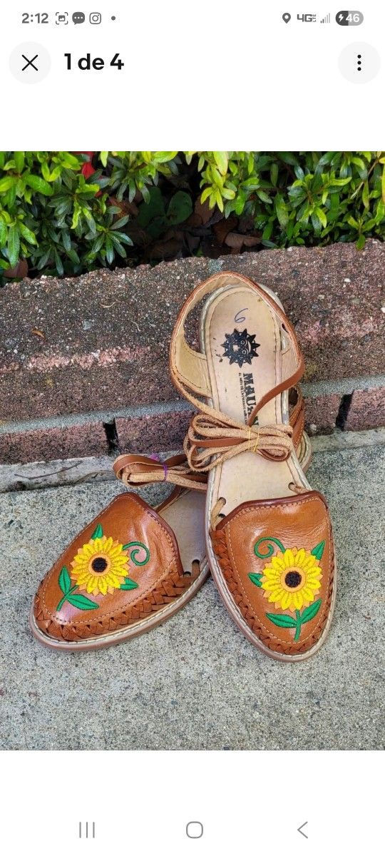 Size 9 Women's Huarache Artesenal Mexicano Mexican sandals Multiple Designs