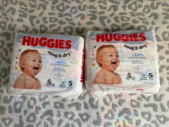 Huggies Snug & Dry Size 5 Diapers – 2 Packs