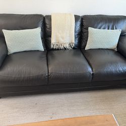 Leather Sofa And Love Seat
