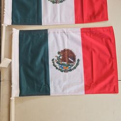 Mexico Car Flags 1 Pair $25 Firm On Price 