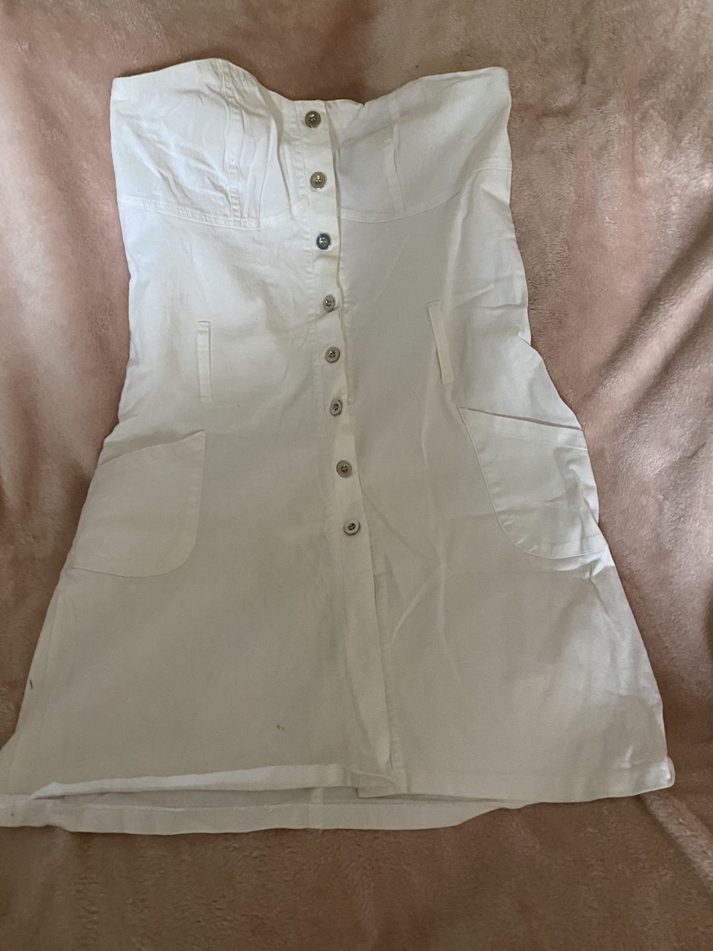 Ladies white dress