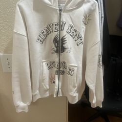 Hollister Men’s Graphic Zip Up Hoodie 