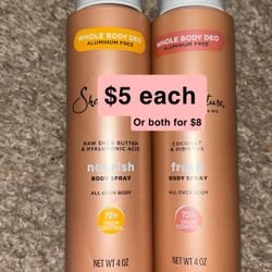 Shea Moisture Body Spray Deodorant 