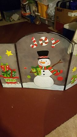 Screen for fireplace