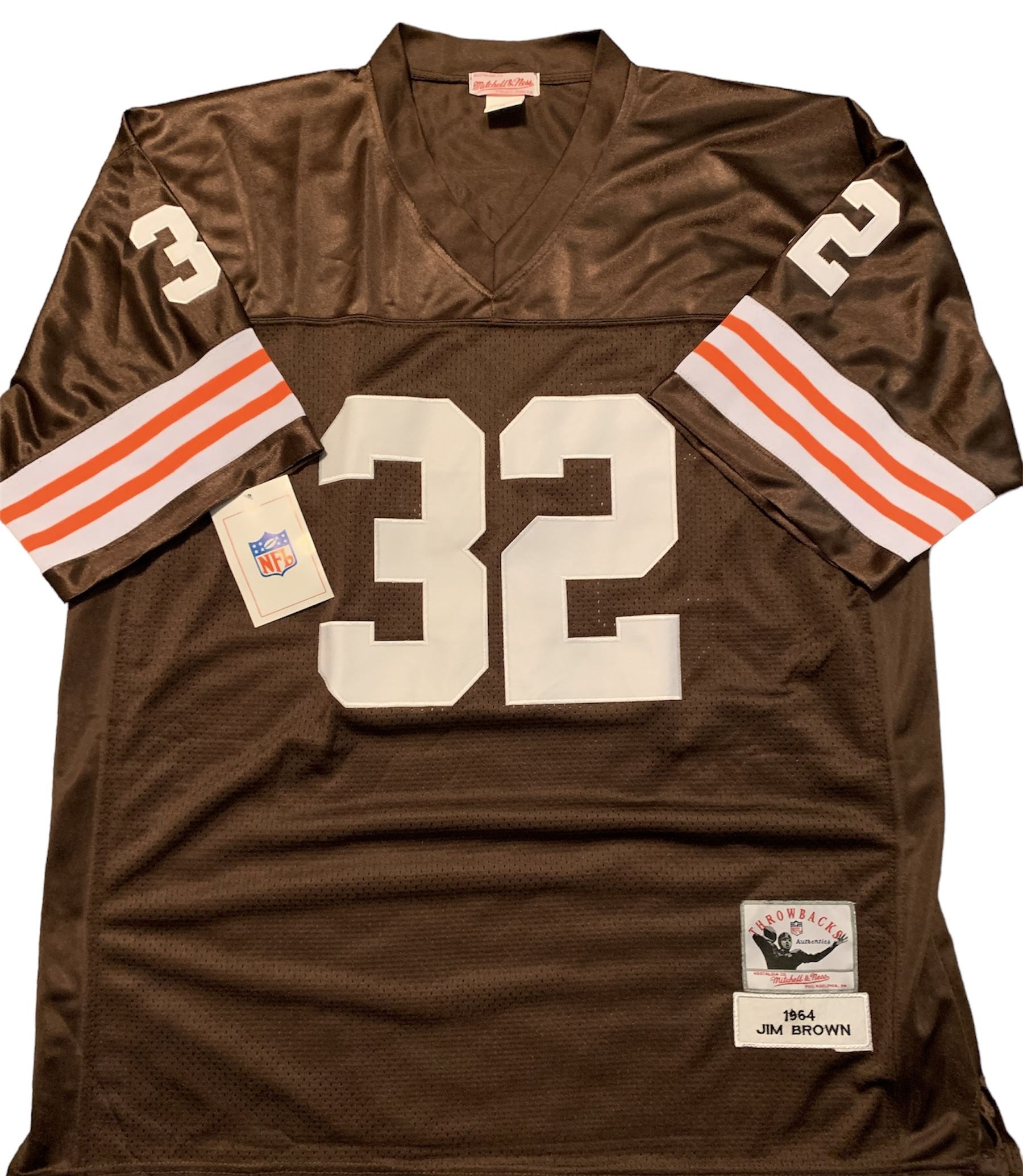New Stitched Cleveland Browns Jim Brown Jersey Size Small