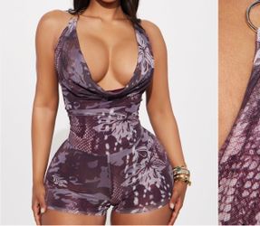 Mesh Halter Romper