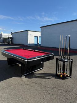 Pool Table 8ft Golden West By Designer Free Delivery And Setup New Billiard Cloth You Can Chosse The Color And Accessories 