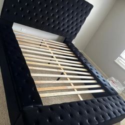 King-Size Bed Frame > Bed with Storage, USB Ports, Bluetooth, and Speakers. Financing Available Down to $53. Ask for Price 