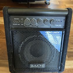 Simmons DA50 Electronic Audio Amplifier Speaker Drum Set Monitor