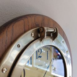 Vintage J R Ritchie Clock Nautical Porthole for Sale in Newport