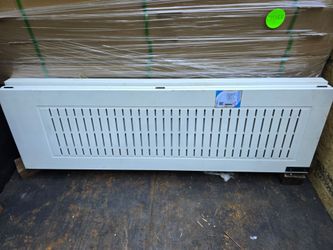72 in. x 84 in. Paneled White Primed H Shape MDF Bi-fold Double Sliding Barn Door