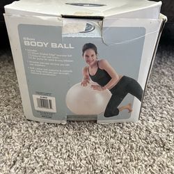 Athletic Works Body Ball 65cm Strengthens Core Muscles-Pump Not Included