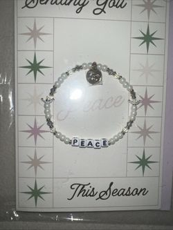 Little Word Project “PEACE” bracelet 