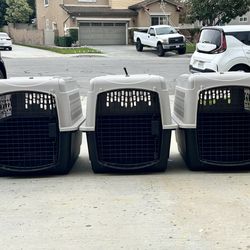 Durable, Stackable Dog Crates (2)