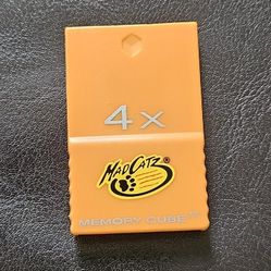 Gamecube 4x Madcatz Memory Card