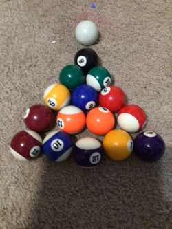 Bullard balls for pool table