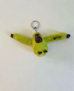 Kipling Queenie Monkey Keychain Ring
