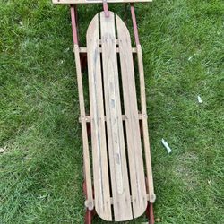 Sears Wood Sled Toboggan