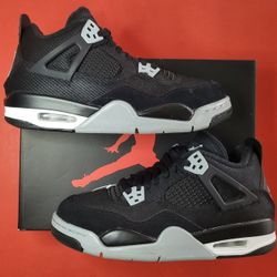 Jordan 4 Black Canvas