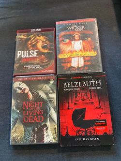 3 horror DVD’s And 1 Hd Horror DVD