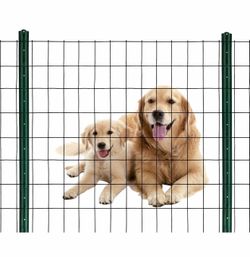 Black PVC Coated Welded Wire Mesh Garden Economy Fence 48 Inch x 25 Foot-3 Inch x 2 Inch 16GA
