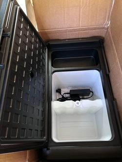 Feelfunn 12V Refrigerator 27QT Portable Freezer Electric Cooler Black APP Control, Fast Cooling 15-Mins, -4℉~68℉ Portable Fridge 12/24V DC & 110-240V