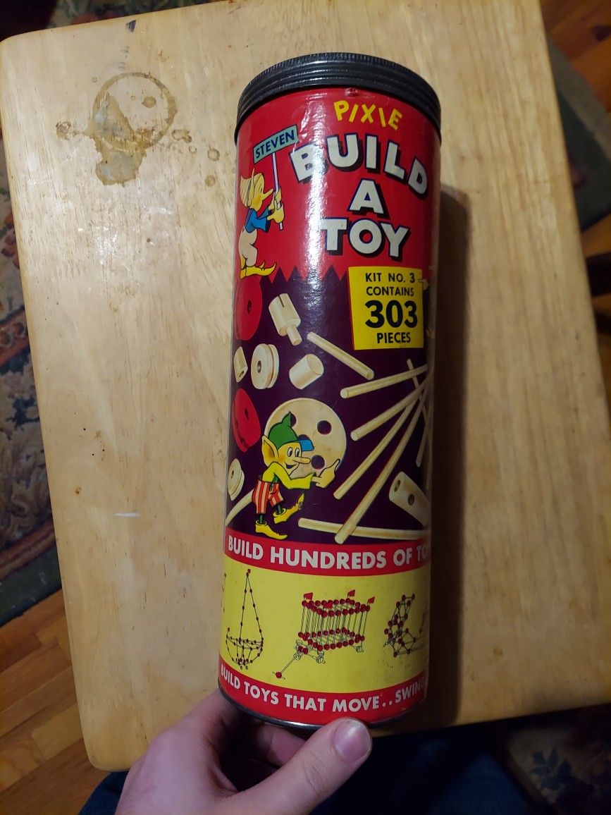 1950s Steven's Pixie Build A Toy Kit.