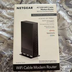 Netgear AC1200 Wifi Cable Modem Router