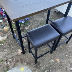 Table With 2 Chairs Small Table 