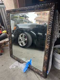 Espejo Grande De Madera