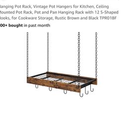 Hanging Pot Rack, Vintage Pot Hangers 