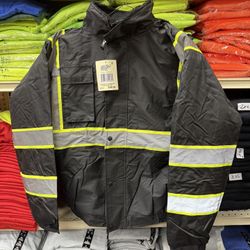 Hi - Vis Safety Work Jackets 