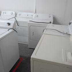 Washers and dryers available new and old school models