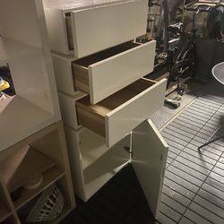 Storage Cabinet With Three Drawers 