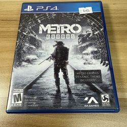 Metro Exodus PS4