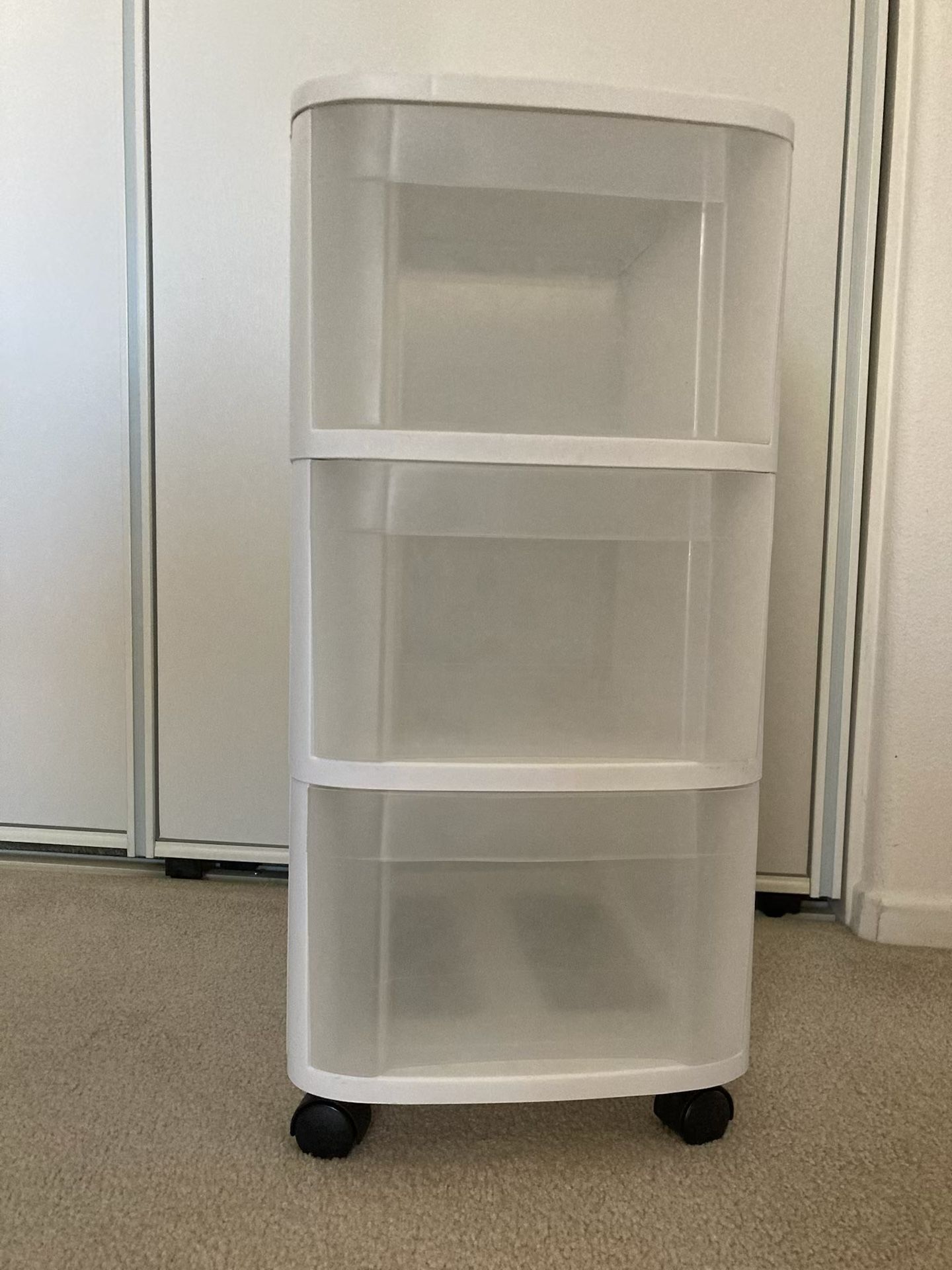 Stackable Wheeled Drawers Storage