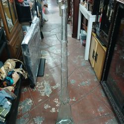 Vintage  Clear Glass Musket Gun Rifle Bottle Decanter 