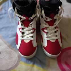 10.5 Jordan 6s Carmine
