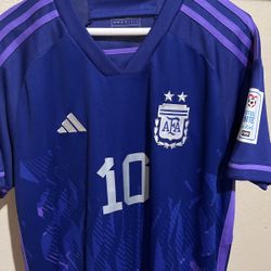Argentina 2 Stars Lionel Messi Jersey