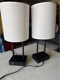Lamps (touch) with usb ports