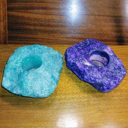 Stone Tealight Candle Holder