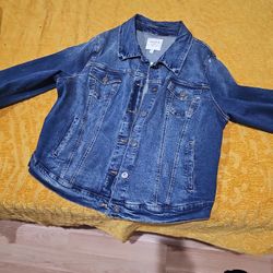 Plus Size Jean Jacket