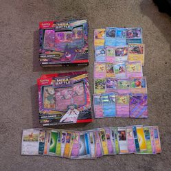 Pokemon Mega Diancie Ex Mega Battle Deck, Mega Gengar Ex Mega Battle Deck And Assorted Holo And Regular Cards
