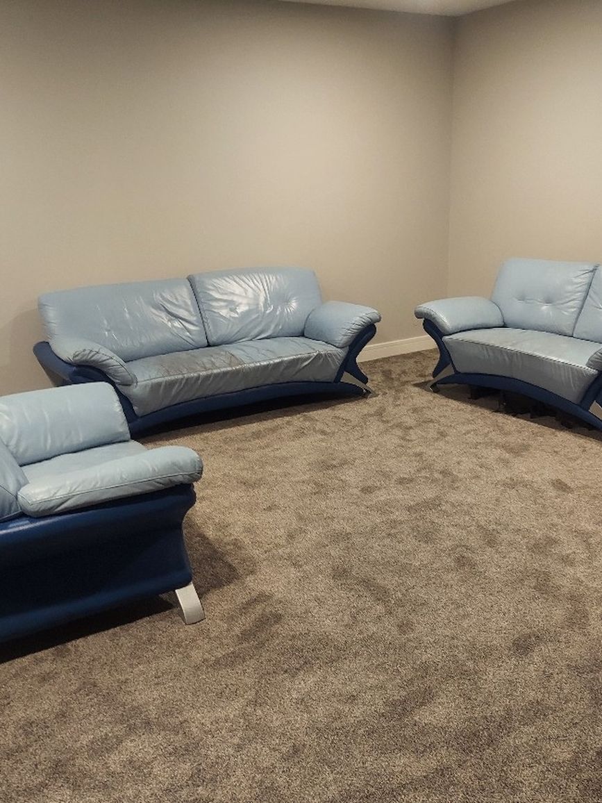 Sofa Leather Seats Set